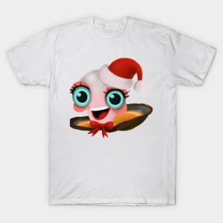 Cute Oyster Drawing T-Shirt